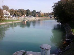 Siófoki hajózsilip alvízi oldal